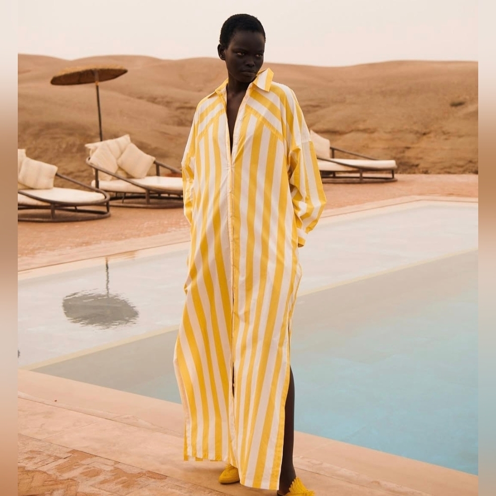 Ou. La Medina Sun Striped Dress